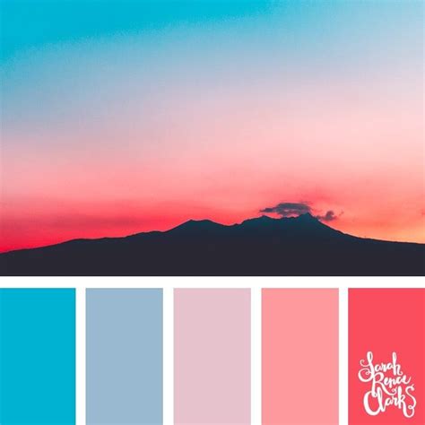 25 Color Palettes Inspired by Spectacular Skies & PANTONE Classic Blue | Color catalog, Pastel ...