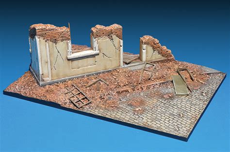 Miniart 1:35 - Diorama with Ruins - Panzer Models