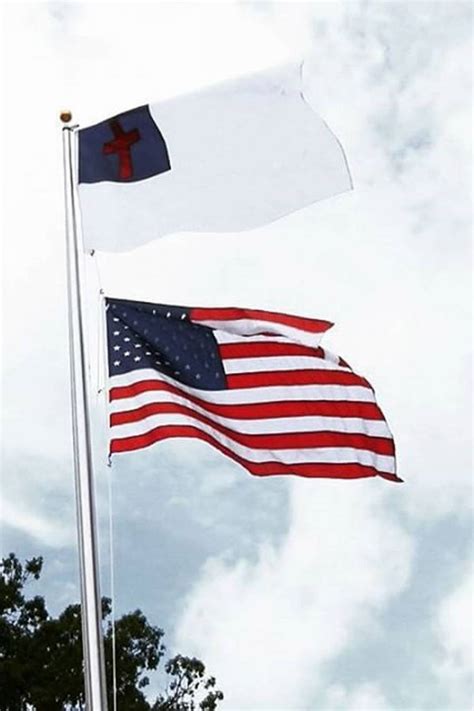 Pastor wants more churches to fly Christian flag above the American ...