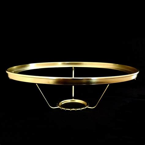 Aladdin Lamp 10 inch Brass Finish Shade Ring Part # 401RB - Imperial Lighting Co.