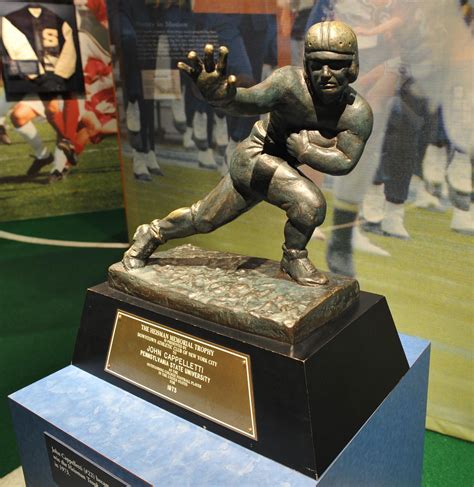 Head to the Penn State All-Sports Museum and check out John Cappelletti's 1978 Heisman Trophy ...