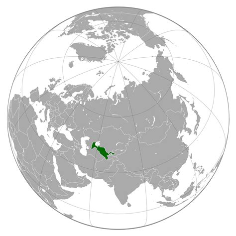 Grande mapa de ubicación de Uzbekistán | Uzbekistán | Asia | Mapas del ...