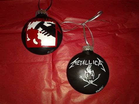 Lot of 2 Metallica Ornaments by howsheseesitecwood on Etsy, $24.00 ...