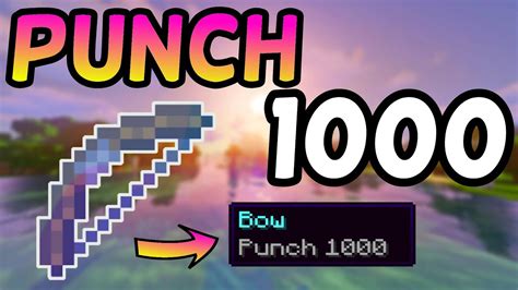 How To Get A Punch 1,000 Bow In Minecraft 1.16! (2020) - YouTube