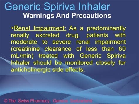 Generic Spiriva Inhaler for Treatment of COPD