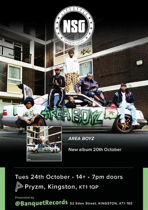 NSG - Tuesday 24th October at Pryzm, 7:00pm (14+) | Banquet Records