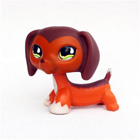 Rare Animal pet shop lps toys DACHSHUND Savannah Savvy #675 cute little ...