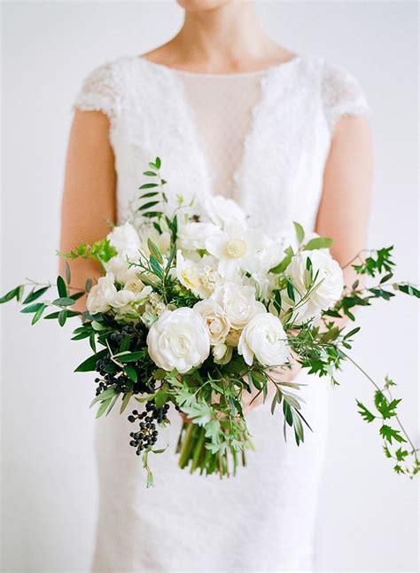 Green and White | Bouquet Wedding Flower