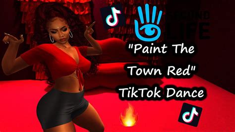 TikTok "Paint The Town Red" TikTok Dance Animation for Second Life ...