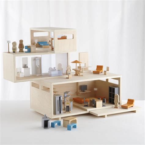 Modern Dollhouse and Furniture Set | Miniature Love | Pinterest