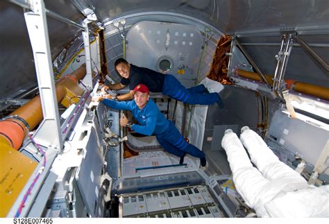 Space in Images - 2009 - 09 - At work inside the Leonardo Multi-Purpose ...