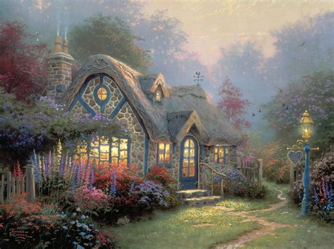 THOMAS KINKADE * USA * 1958-2012 * https://thomaskinkade.com/?v=f214a7d42e0d ** Candlelight ...