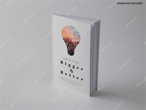 Premium PSD | A white book mockup