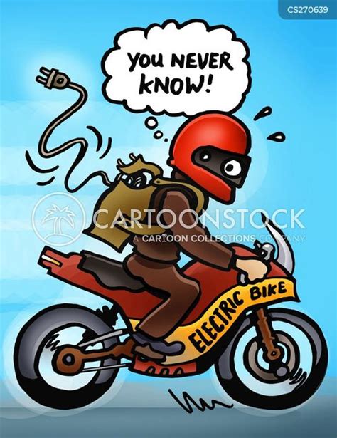 Electric Bike Cartoons and Comics - funny pictures from CartoonStock