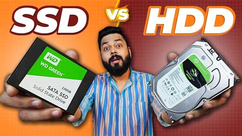 HDD vs SSD - Hard Disk Drive vs Solid State Drive Explained ⚡ Speed ...