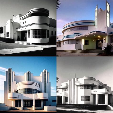 Streamline Moderne architecture Midjourney style | Andrei Kovalev's ...