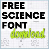 Must Have Free Science Font | Science font, Science teaching resources ...