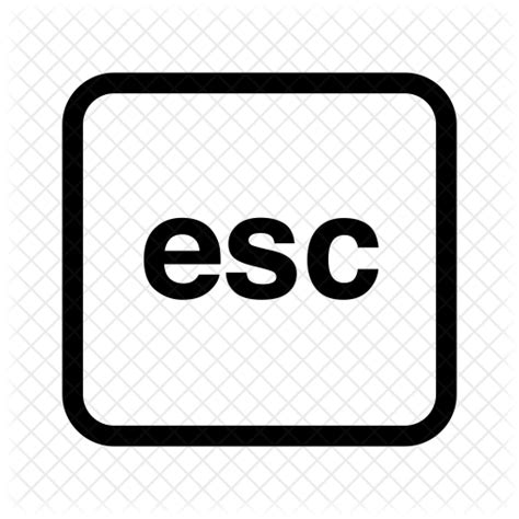 Free Esc key Icon of Line style - Available in SVG, PNG, EPS, AI & Icon ...