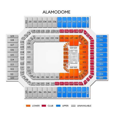 Alamodome Tickets - Alamodome Information - Alamodome Seating Chart