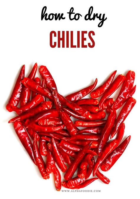 How to Make Chili Flakes (Oven + Dehydrator) - Alphafoodie