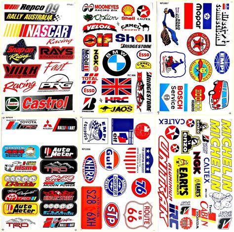 Nascar Model Decals