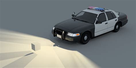 patrol car 3d model