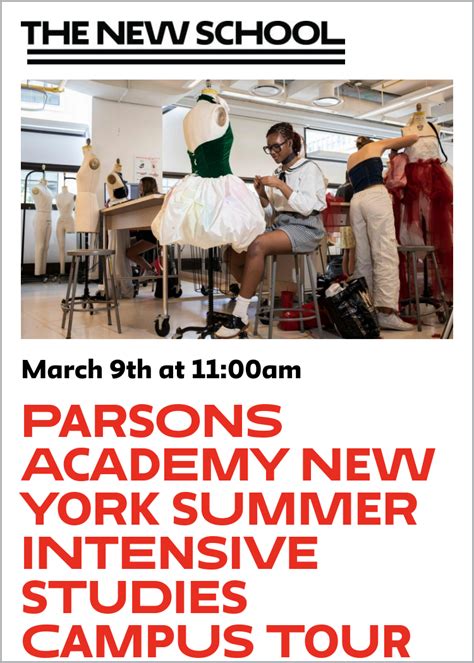 Parsons Academy New York Summer Intensive Studies Campus Tour