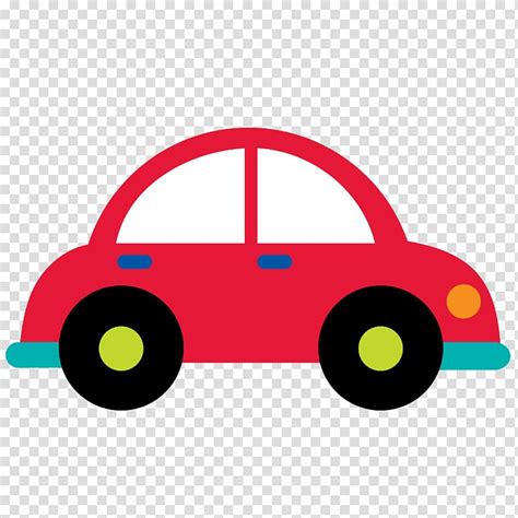 Red car illustration, Car Transport , cartoon car transparent ...