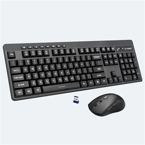 E-Yooso E-777 Wireless Keyboard & Mouse Combo (Black)