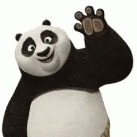 Kung Fu Panda Po Waving GIF | GIFDB.com