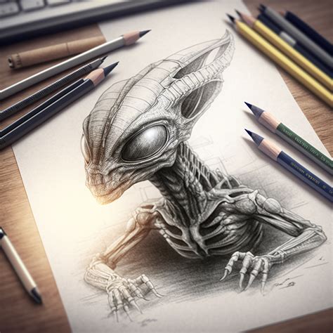 Alien Drawing Ideas