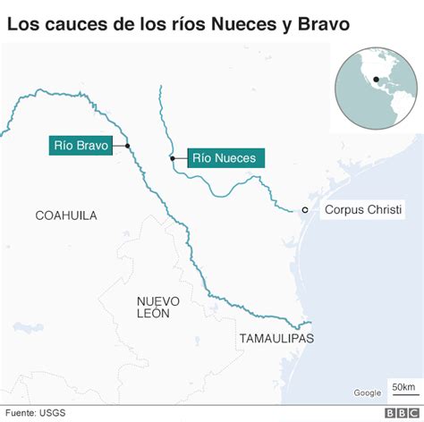 Rio Grande And Nueces River Map