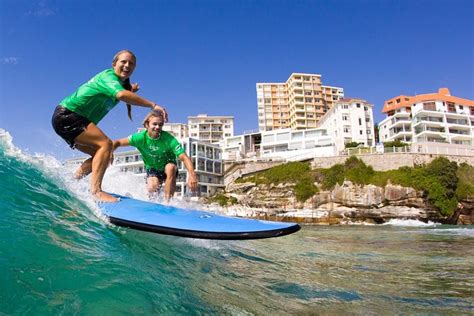 Surfing Lessons on Sydney's Bondi Beach 2024