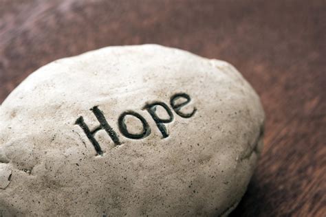 Free Stock Photo 17411 The word Hope incised onto resin or stone ...