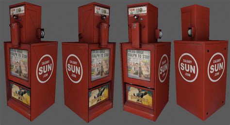 Newspaper Box by HaagNDaaz on DeviantArt