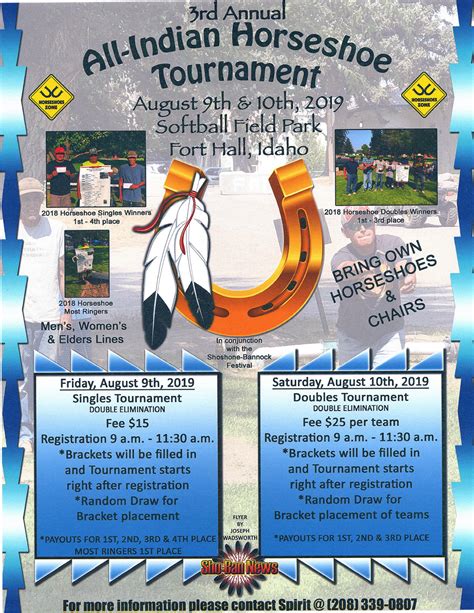 All-Indian Horseshoe Tournament | Shoshone-Bannock Indian Festival