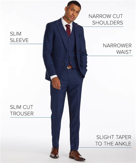 Slim Fit Suits | Size Guide | Slater Menswear