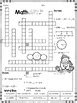 3rd Grade Math Center Stations Crossword Puzzles Skills Review – December