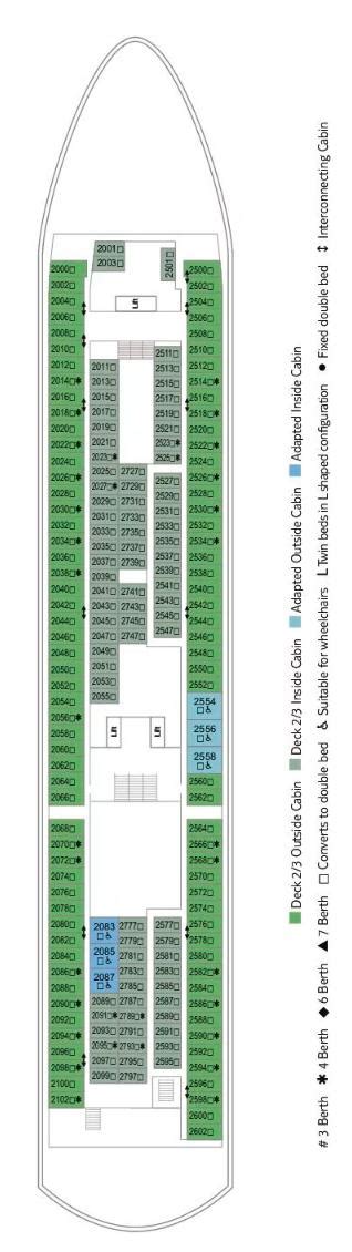 Marella Discovery 2 Deck Plans