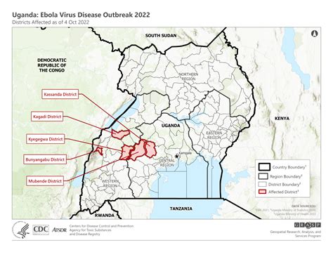 Ebola Epidemic Map 2022