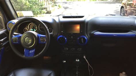 My Jeep with royal blue interior trim! | Interior trim, Dream cars, Blue interior