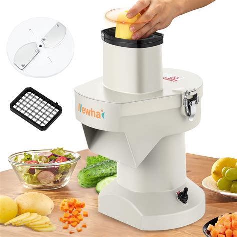 Amazon.com: Newhai 2 in 1 Electric Vegetable Dicer and Slicer Machine ...