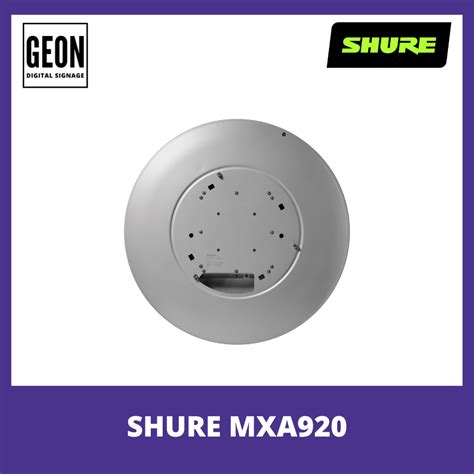 SHURE MXA920 Round Ceiling Array Microphone - Geon Asia