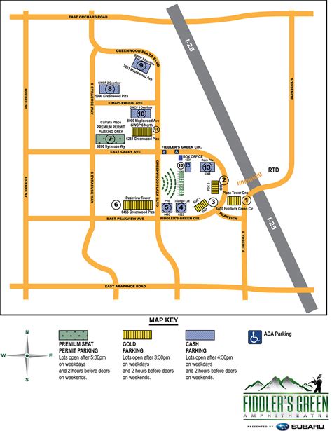 Directions | Fiddler's Green Amphitheatre