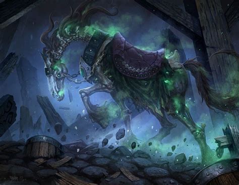 Undead Mount | Warcraft art, Fantasy creatures, Digital art gallery