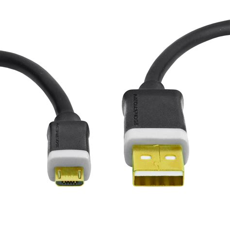 Shop New USB 2.0 - Micro-USB to USB Cable - High-Speed A Male to Micro B (2 Feet) | Mediabridge ...