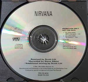 Nirvana – All Apologies (1994, CD) - Discogs