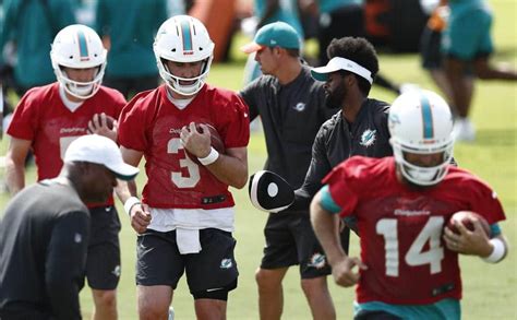 Miami Dolphins: Quarterback leads list of three position battles to watch