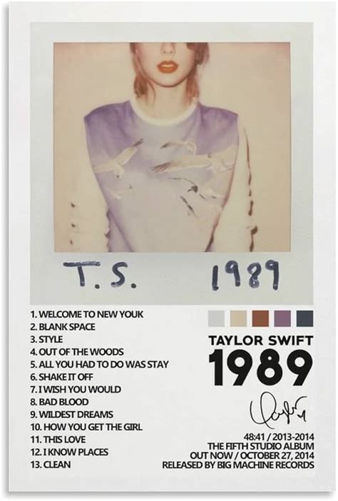 1989 Deluxe Album Poster Taylor Swift Posters, Taylor Swift, 52% OFF