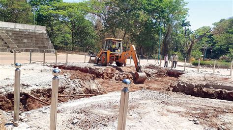 Musical fountain works begin at Brindavan Garden - Star of Mysore